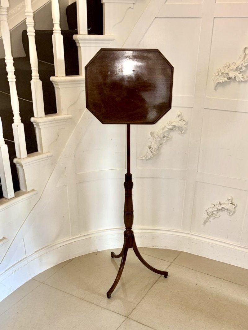 Antique Regency Mahogany Adjustable Reading or Music Table